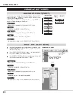 Preview for 32 page of Sanyo PLV-HD100 Owner'S Manual