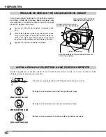 Preview for 10 page of Sanyo PLV-HD2000 - 7000 Lumens (French) Mode D'Emploi