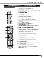 Preview for 19 page of Sanyo PLV-HD2000 - 7000 Lumens (French) Mode D'Emploi