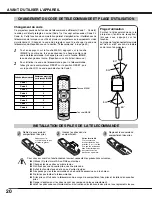 Preview for 20 page of Sanyo PLV-HD2000 - 7000 Lumens (French) Mode D'Emploi