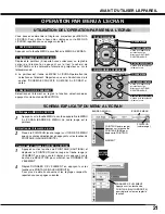 Preview for 21 page of Sanyo PLV-HD2000 - 7000 Lumens (French) Mode D'Emploi