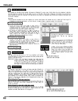 Preview for 40 page of Sanyo PLV-HD2000 - 7000 Lumens (French) Mode D'Emploi