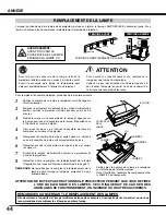 Preview for 44 page of Sanyo PLV-HD2000 - 7000 Lumens (French) Mode D'Emploi