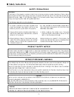 Preview for 3 page of Sanyo PLV-HD2000E Service Manual