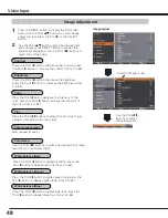 Preview for 48 page of Sanyo PLV-HF10000L Owner'S Manual