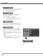 Preview for 50 page of Sanyo PLV-HF10000L Owner'S Manual