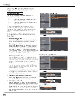 Preview for 60 page of Sanyo PLV-HF10000L Owner'S Manual