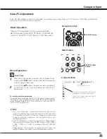 Preview for 35 page of Sanyo PLV-WF20 Owner'S Manual