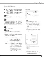 Preview for 39 page of Sanyo PLV-WF20 Owner'S Manual