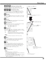 Preview for 47 page of Sanyo PLV-WF20 Owner'S Manual