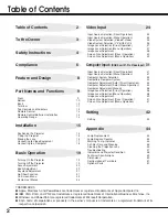 Preview for 2 page of Sanyo PLV-Z1 Owner'S Manual