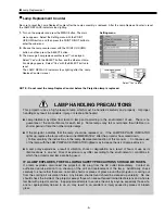 Preview for 5 page of Sanyo PLV-Z1 Service Manual