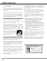 Preview for 4 page of Sanyo PLV-Z2 Owner'S Manual