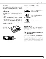 Preview for 5 page of Sanyo PLV-Z2 Owner'S Manual