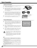 Preview for 18 page of Sanyo PLV-Z2 Owner'S Manual