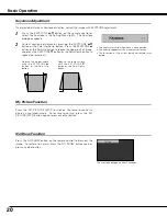 Preview for 20 page of Sanyo PLV-Z2 Owner'S Manual