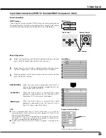 Preview for 25 page of Sanyo PLV-Z2 Owner'S Manual