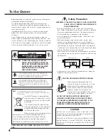 Preview for 4 page of Sanyo PLV Z2000 - LCD Projector - HD 1080p Owner'S Manual