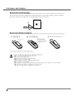 Preview for 12 page of Sanyo PLV Z2000 - LCD Projector - HD 1080p Owner'S Manual