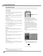 Preview for 28 page of Sanyo PLV Z2000 - LCD Projector - HD 1080p Owner'S Manual