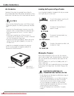 Preview for 6 page of Sanyo PLV-Z2000 Owner'S Manual