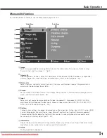 Preview for 21 page of Sanyo PLV-Z2000 Owner'S Manual