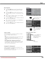 Preview for 25 page of Sanyo PLV-Z2000 Owner'S Manual