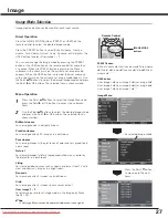 Preview for 27 page of Sanyo PLV-Z2000 Owner'S Manual