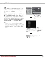 Preview for 33 page of Sanyo PLV-Z2000 Owner'S Manual