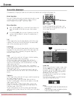 Preview for 35 page of Sanyo PLV-Z2000 Owner'S Manual