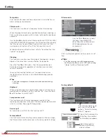 Preview for 42 page of Sanyo PLV-Z2000 Owner'S Manual