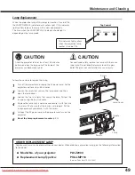 Preview for 49 page of Sanyo PLV-Z2000 Owner'S Manual