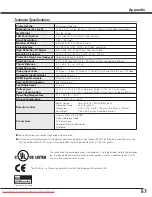 Preview for 57 page of Sanyo PLV-Z2000 Owner'S Manual