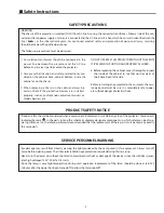 Preview for 3 page of Sanyo PLV-Z2000 Service Manual