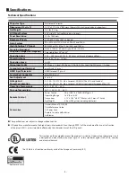 Preview for 4 page of Sanyo PLV-Z2000 Service Manual