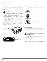 Preview for 6 page of Sanyo PLV-Z3 Owner'S Manual