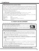 Preview for 7 page of Sanyo PLV-Z3 Owner'S Manual