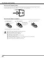 Preview for 12 page of Sanyo PLV-Z3 Owner'S Manual