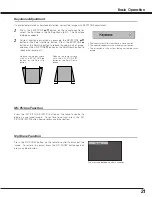 Preview for 21 page of Sanyo PLV-Z3 Owner'S Manual