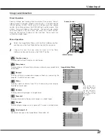 Preview for 27 page of Sanyo PLV-Z3 Owner'S Manual