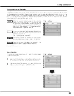 Preview for 33 page of Sanyo PLV-Z3 Owner'S Manual