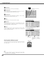 Preview for 36 page of Sanyo PLV-Z3 Owner'S Manual