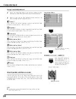 Preview for 38 page of Sanyo PLV-Z3 Owner'S Manual