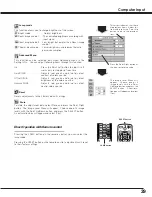 Preview for 39 page of Sanyo PLV-Z3 Owner'S Manual