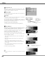 Preview for 44 page of Sanyo PLV-Z3 Owner'S Manual