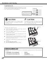 Preview for 50 page of Sanyo PLV-Z3 Owner'S Manual