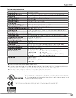 Preview for 57 page of Sanyo PLV-Z3 Owner'S Manual