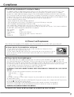 Preview for 7 page of Sanyo PLV Z3000 - LCD Projector - HD 1080p Owner'S Manual