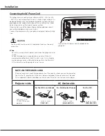 Предварительный просмотр 6 страницы Sanyo PLV-Z3000 Owner'S Manual