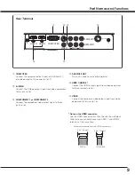 Предварительный просмотр 7 страницы Sanyo PLV-Z3000 Owner'S Manual